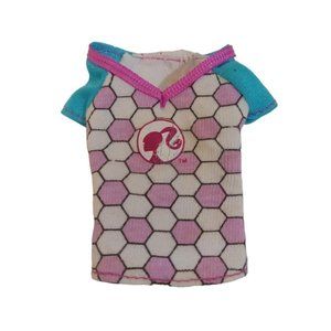 Mattel Barbie Skipper Stacie Shirt Top Only Pink White Turquoise Trendy Teen